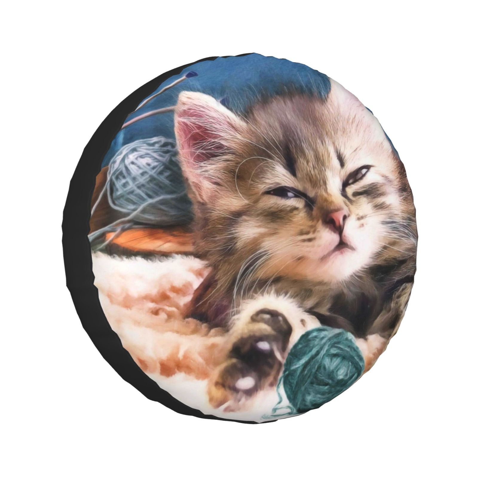 Kdxio Playful Cat for Tire Cover Wheel Protectors Tyre Covers