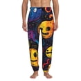thumbnail image 1 of Kdxio Playful Ghosts Night Sky Pattern Joggers,Sweatpants for Men with Pockets-Medium, 1 of 5