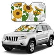 thumbnail image 1 of Kdxio Plump Sunflower And Sketch Print Windshield Sun Shade, Foldable Sun Blocker for Car,Truck,SUV Automotive Interior Sun Protection,Reflective Shade for Front Windshield(Small), 1 of 7