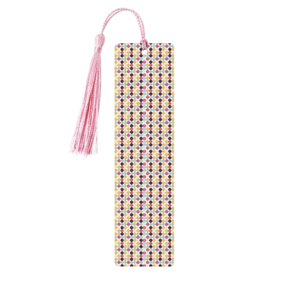 Kdxio Polka Dot Print Metal Tassel Bookmarks,Perfect Gift for Art Lovers and Bookworms Metal Bookmarks for Women