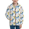 thumbnail image 1 of Kdxio Poodle Dog Pattern Kids Boys Girls Zip Up Hoodie 3D Printed Hooded Sweatshirt Hoody Coat with Pocket 7-12 Y-Small, 1 of 1
