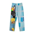 thumbnail image 1 of Kdxio Prague Ratter Dog in Bathtub Print Men's Sleep Pajama Pant Lounge Pants with Pockets, 1 of 8