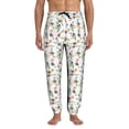 thumbnail image 1 of Kdxio Pretty Floral With Leaves Pattern Joggers,Sweatpants for Men with Pockets-Large, 1 of 5