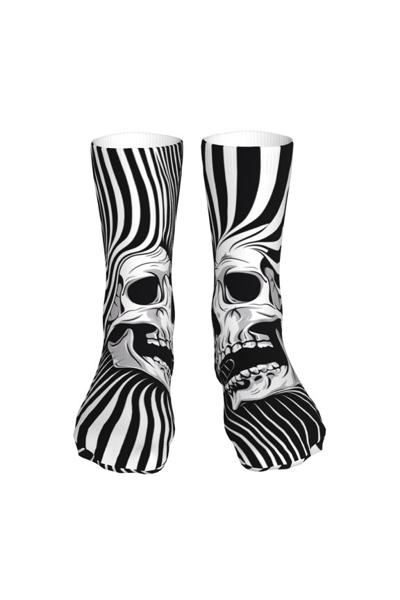 Psychedelic Skull Illusion Art