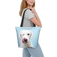 thumbnail image 1 of Kdxio Puppy Licks Nose Women Reusable Grocery Bags Foldable Ripstop,Reusable Shopping Bags for Shopping,Gym,Gift, 1 of 7