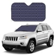 thumbnail image 1 of Kdxio Purple and Blue Squares Print Windshield Sun Shade, Foldable Sun Blocker for Car,Truck,SUV Automotive Interior Sun Protection,Reflective Shade for Front Windshield(Medium), 1 of 7