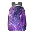 thumbnail image 1 of Kdxio Purple Bubble Abstract Art Clear Backpack, Transparent Bookbag for School for Women Men, Capacity Clear Bag for College, Travel, 1 of 7