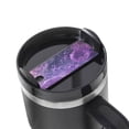 thumbnail image 1 of Kdxio Purple Bubble Abstract Art Name Plate Compatible Stanley Cups Name Tag Acrylic Nameplate Tumbler Lid Topper for Cup Accessories, 1 of 9