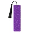 thumbnail image 1 of Kdxio Purple Glitter Print Metal Tassel Bookmarks,Perfect Gift for Art Lovers and Bookworms Metal Bookmarks for Women, 1 of 8