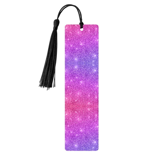Kdxio Purple Glitter Print Metal Tassel Bookmarks,Perfect Gift for Art Lovers and Bookworms Metal Bookmarks for Women