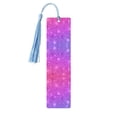 thumbnail image 1 of Kdxio Purple Glitter Print Metal Tassel Bookmarks,Perfect Gift for Art Lovers and Bookworms Metal Bookmarks for Women, 1 of 8