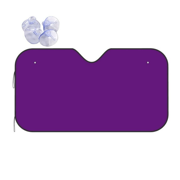 Kdxio Purple Print Front Windshield Sun Shade,Folding Auto Sunshade for Car Truck SUV-Medium