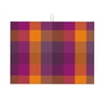 thumbnail image 1 of Kdxio Purple Yellow Buffalo Plaid for Dish Drying Mat,24*18 inch Absorbent Dish Drainer Kitchen Counter,Large Size Dish Drying Pad for Countertops,Draining Racks, 1 of 9