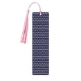 thumbnail image 1 of Kdxio Purple and Blue Squares Print Metal Tassel Bookmarks,Perfect Gift for Art Lovers and Bookworms Metal Bookmarks for Women, 1 of 8