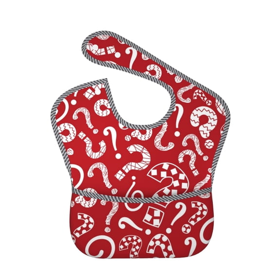 Kdxio Question Marks1 Bibs For Babies, Baby Bibs for Eating, Toddler Bibs, Waterproof Bibs, Feeding Bibs, for Toddlers, Boys, Girls