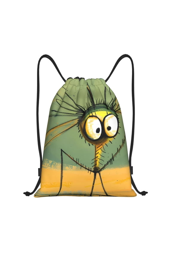 Quirky Cartoon 123 Print Drawstring Backpack Bag,Waterproof Draw String Back Sack, Gym Drawstring Bags Swim Bag For Unisex