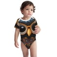 thumbnail image 1 of Kdxio Quirky Owl With Glasses Pattern Unisex Baby Cotton Short Sleeve Bodysuits-18 Months, 1 of 5