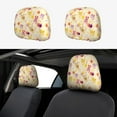 thumbnail image 1 of Kdxio Rabbit And Balloon Pattern Print 2 Piece Car Head Rest Covers Set Auto Front/Rear Seats Headrest Cover Universal Fit Most Cars,Sedan, SUV, 1 of 9