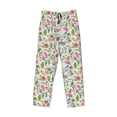 thumbnail image 1 of Kdxio Rabbit And Butterfly Print Men's Sleep Pajama Pant Lounge Pants with Pockets, 1 of 8