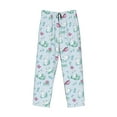 thumbnail image 1 of Kdxio Rabbit And Butterfly Print Men's Sleep Pajama Pant Lounge Pants with Pockets, 1 of 8