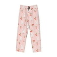 thumbnail image 1 of Kdxio Rabbit And Cherry Print Men's Sleep Pajama Pant Lounge Pants with Pockets, 1 of 8