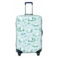 thumbnail image 1 of Kdxio Rabbit And Dragonfly Pattern Luggage Cover for Travel,Elastic and Durable,Fits 18-32 Inch,-No luggage included, 1 of 8