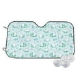 thumbnail image 1 of Kdxio Rabbit And Dragonfly Print Windshield Sun Shade,UV Rays and Sun Heat Protection,Sunshade for Car Windshield,Car Shade Front Windshield - Small, 1 of 6
