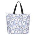 thumbnail image 1 of Kdxio Rabbit And Floral Casual Tote Bags Women Big Capacity Shoulder Bag for Women Travel Shoulder Bags Handbags, 1 of 8