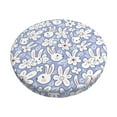 thumbnail image 1 of Kdxio Rabbit And Floral Print Stool Covers Round,Stretch Round Bar Stool Covers Washable Bar Stool Cushion Slipcover for 12-15 Inch Chair, 1 of 7