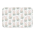 thumbnail image 1 of Kdxio Rabbit And Flower,16" x 24", Non-Slip Front Door Mats,Outdoor Welcome Mat Washable, 1 of 9