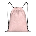 thumbnail image 1 of Kdxio Rabbit And Flower Print Drawstring Backpack Bag,Waterproof Draw String Back Sack, Gym Drawstring Bags Swim Bag For Unisex, 1 of 9