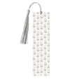 thumbnail image 1 of Kdxio Rabbit And Flower Print Metal Tassel Bookmarks,Perfect Gift for Art Lovers and Bookworms Metal Bookmarks for Women, 1 of 8