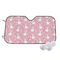 thumbnail image 1 of Kdxio Rabbit And Flower Print Windshield Sun Shade,UV Rays and Sun Heat Protection,Sunshade for Car Windshield,Car Shade Front Windshield - Small, 1 of 6