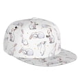 thumbnail image 1 of Kdxio Rabbit Eating Print Snapback Hat for Men Women,Adjustable Baseball Cap, 1 of 7
