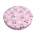 thumbnail image 1 of Kdxio Rabbit Face Print Stool Covers Round,Stretch Round Bar Stool Covers Washable Bar Stool Cushion Slipcover for 12-15 Inch Chair, 1 of 7