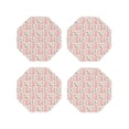 thumbnail image 1 of Kdxio Rabbit Funny Coasters,4 Pcs Leather Coasters,Housewarming Gifts,Protect Furniture from Water Marks Scratch and Damage, 1 of 8
