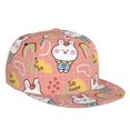 thumbnail image 1 of Kdxio Rabbit So Cute Print Snapback Hat for Men Women,Adjustable Baseball Cap, 1 of 7