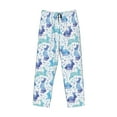 thumbnail image 1 of Kdxio Rabbit2 Print Men's Sleep Pajama Pant Lounge Pants with Pockets, 1 of 8