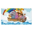 thumbnail image 1 of Kdxio Rainbow Animals on Noah's Ark Print Large Gaming Mouse Pad,Non-Slip Base,Water Resist Keyboard Pad for Gamer,Office & Home,29.5 x 15.8 in, 1 of 9