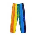 thumbnail image 1 of Kdxio Rainbow Colored Print Men's Sleep Pajama Pant Lounge Pants with Pockets, 1 of 8