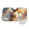 thumbnail image 1 of Kdxio Rainbow English Cocker Spaniel Print Windshield Sun Shade,UV Rays and Sun Heat Protection,Sunshade for Car Windshield,Car Shade Front Windshield - Medium, 1 of 5