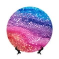 thumbnail image 1 of Kdxio Rainbow Glitter Cute Bone China Decorative Plate Ceramic Decorative Plate for Home Office Wall Stand Decorative Plates for Home Bedroom-7in, 1 of 6