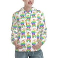 thumbnail image 1 of Kdxio Rainbow Llama Print Womens Oversized Hoodies Sweatshirts Hooded Pullover Tops Sweaters Casual-Medium, 1 of 7