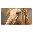 thumbnail image 1 of Kdxio Rainbow White Horse Print Large Gaming Mouse Pad,Non-Slip Base,Water Resist Keyboard Pad for Gamer,Office & Home,29.5 x 15.8 in, 1 of 1