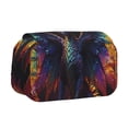 thumbnail image 1 of Kdxio Rainbow Wings Majestic Dragon for Double Compartment Pen Case Oxford Organizer with Zipper Pockets for Students Artists, 1 of 7