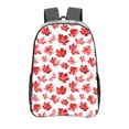 thumbnail image 1 of Kdxio Realistic Maple Leaf Clear Backpack, Transparent Bookbag for School for Women Men, Capacity Clear Bag for College, Travel, 1 of 7