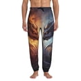 thumbnail image 1 of Kdxio Red And White Beast Pattern Joggers,Sweatpants for Men with Pockets-Large, 1 of 5