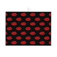 thumbnail image 1 of Kdxio Red Beautiful Lips for Dish Drying Mat,24*18 inch Absorbent Dish Drainer Kitchen Counter,Large Size Dish Drying Pad for Countertops,Draining Racks, 1 of 1