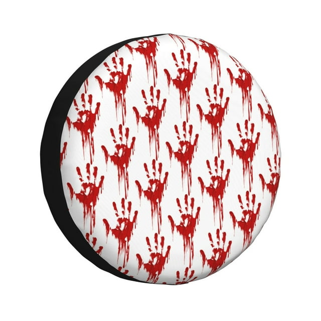 Kdxio Red Bloody Scary Hands for Tire Cover Wheel Protectors Tyre