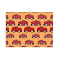 thumbnail image 1 of Kdxio Red Cars for Dish Drying Mat,24*18 inch Absorbent Dish Drainer Kitchen Counter,Large Size Dish Drying Pad for Countertops,Draining Racks, 1 of 1